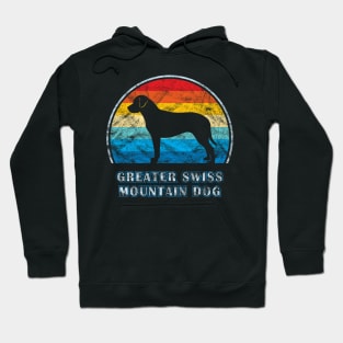 Greater Swiss Mountain Dog Vintage Design Hoodie